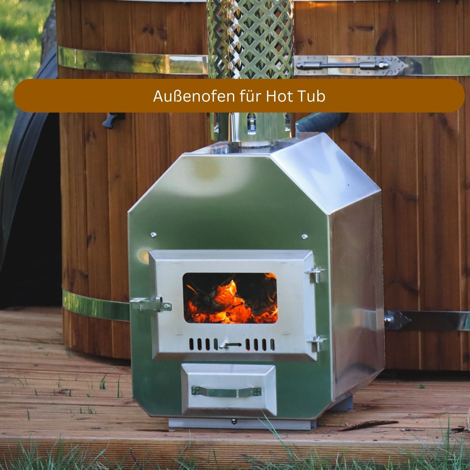 Außenofen für Hot Tub