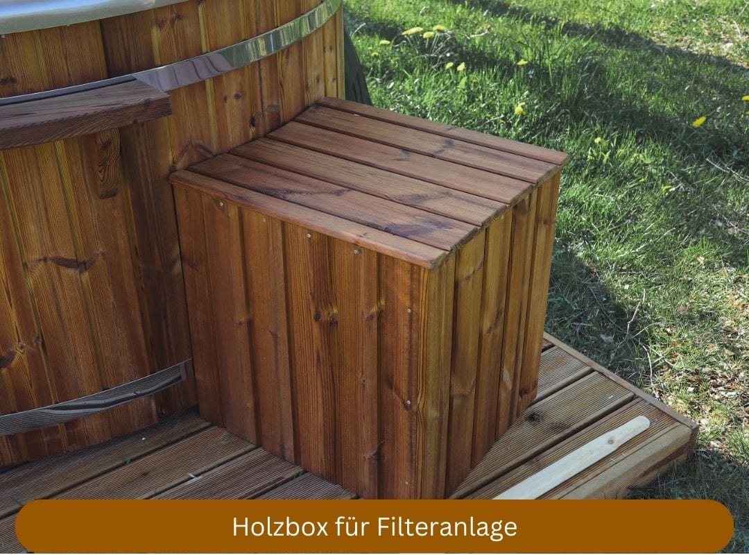 Hot Tub Filteranlage Holzbox