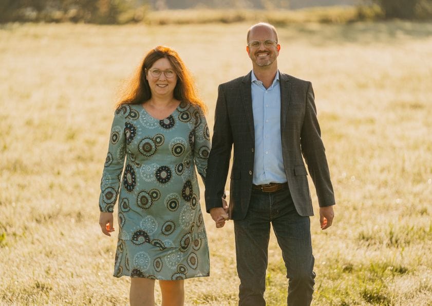 Jens und Heide von Wellnessfuerdraussen Hot Tubs und Fasssaunen aus der Ortenau