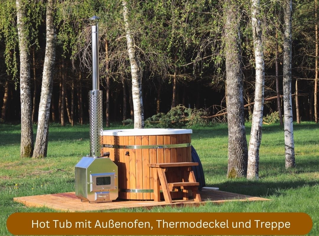 Acryl Hot Tub mit Aussenofen