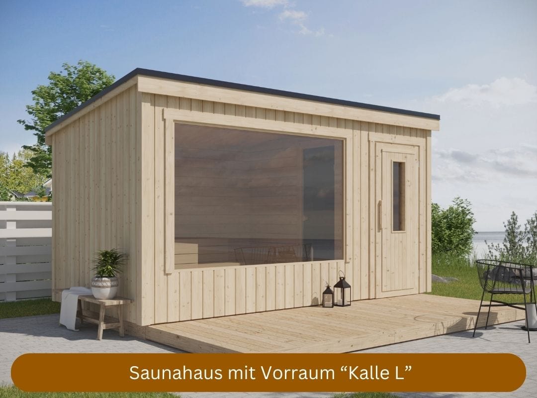 Saunahaus mit Vorraum Kalle L