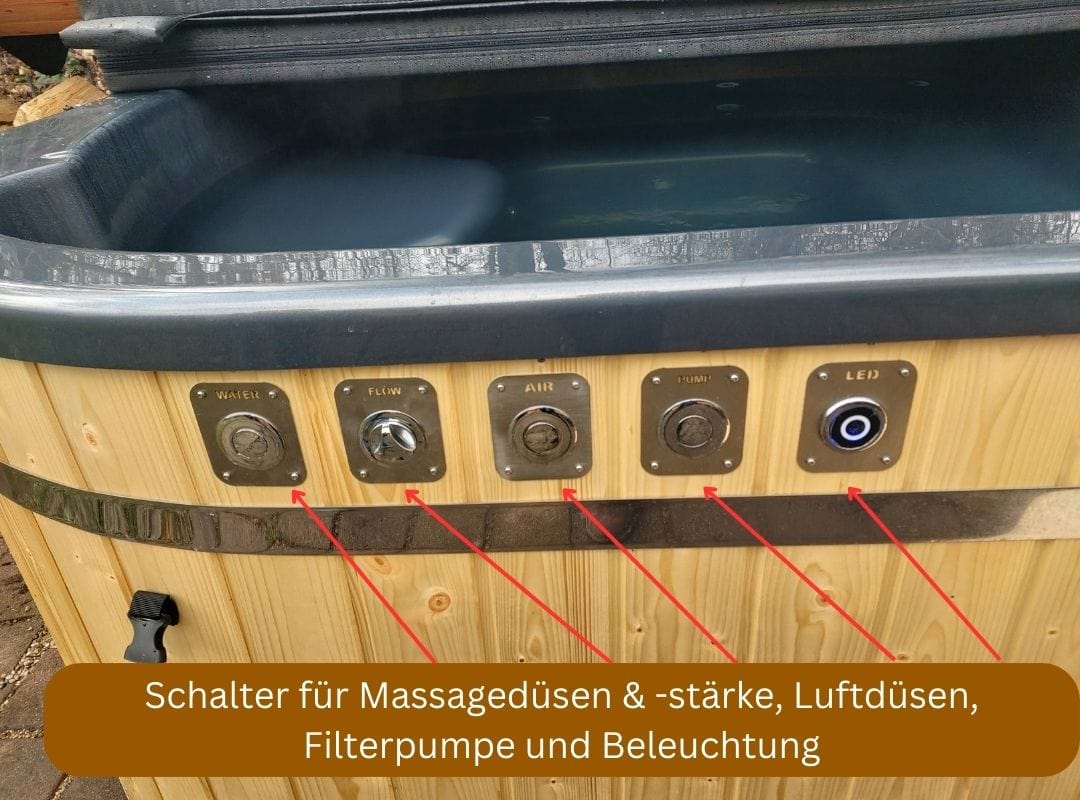 rechteckiger Hot Tub Schalter