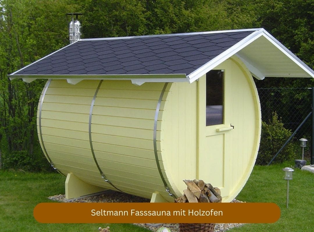 Seltmann Fasssauna mit Holzofen